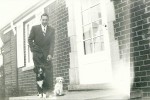 Bruce Ford Jr. with pets